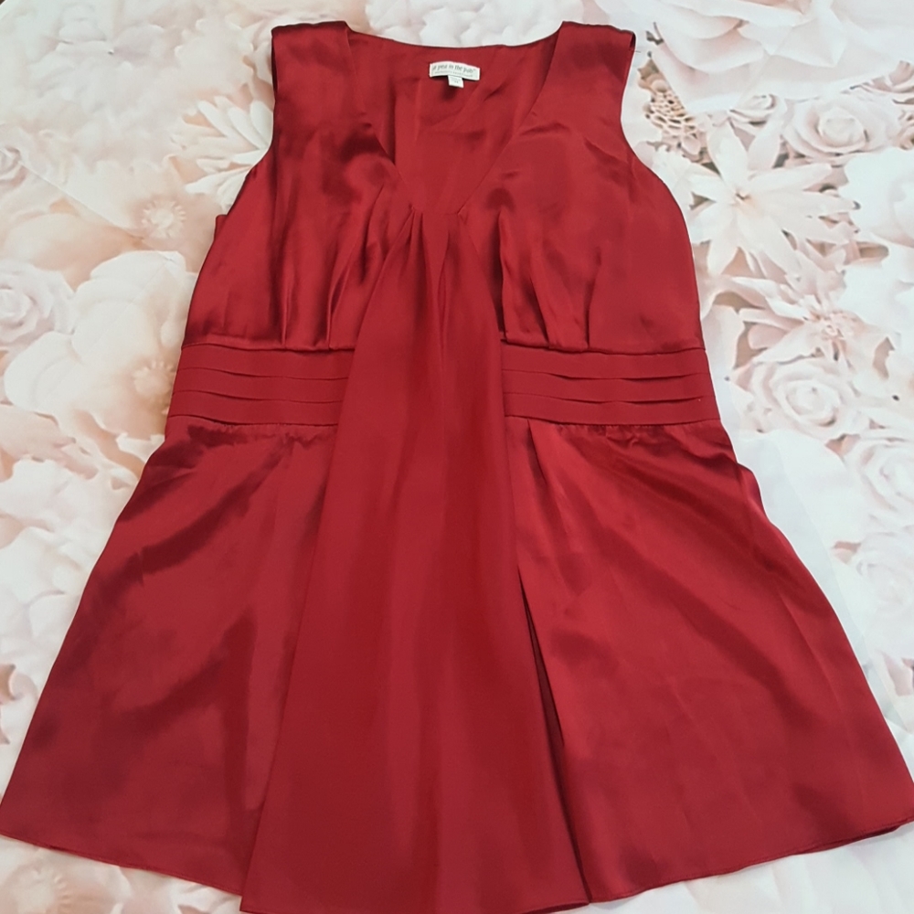 Red Maternity Top